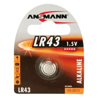 Ansmann Alkaline-Knopfzelle LR43